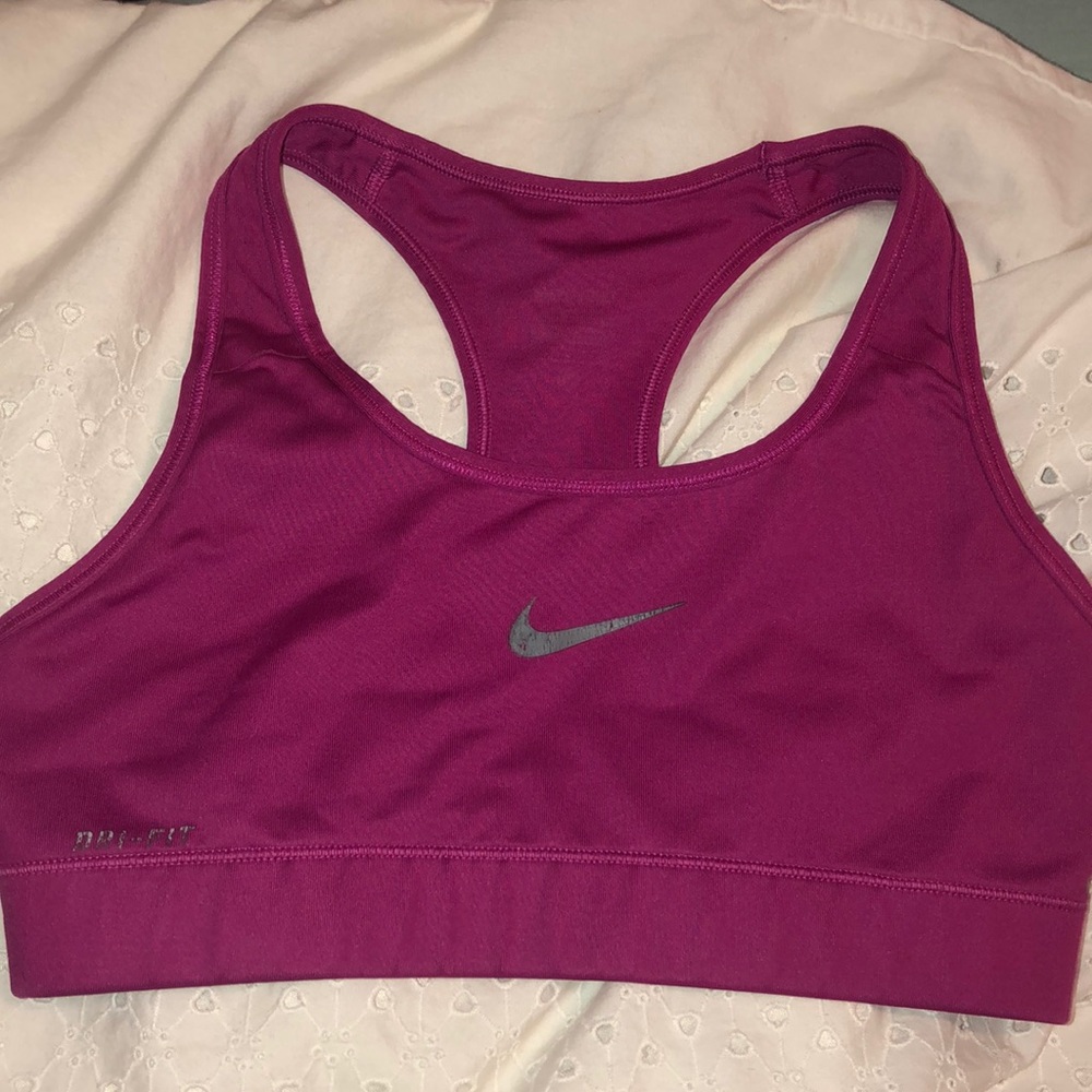 Maroon Nike sports bra!